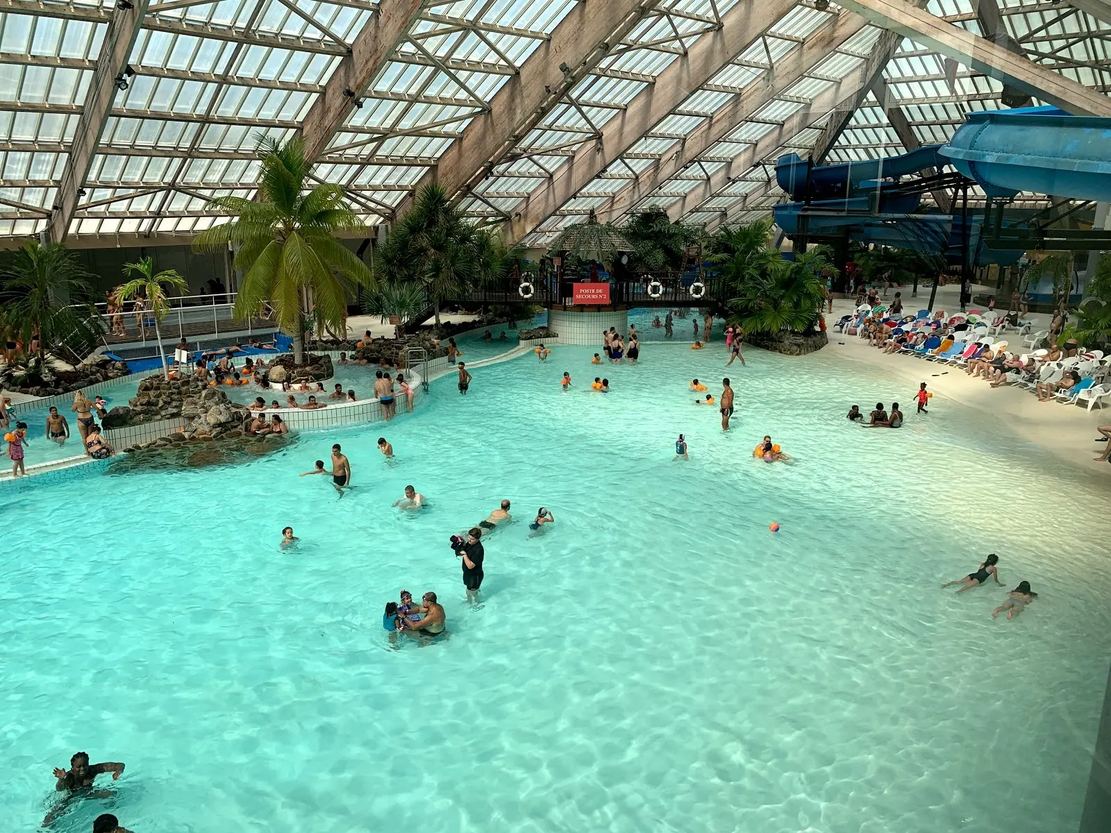 Aquaboulevard water park Paris aerial view