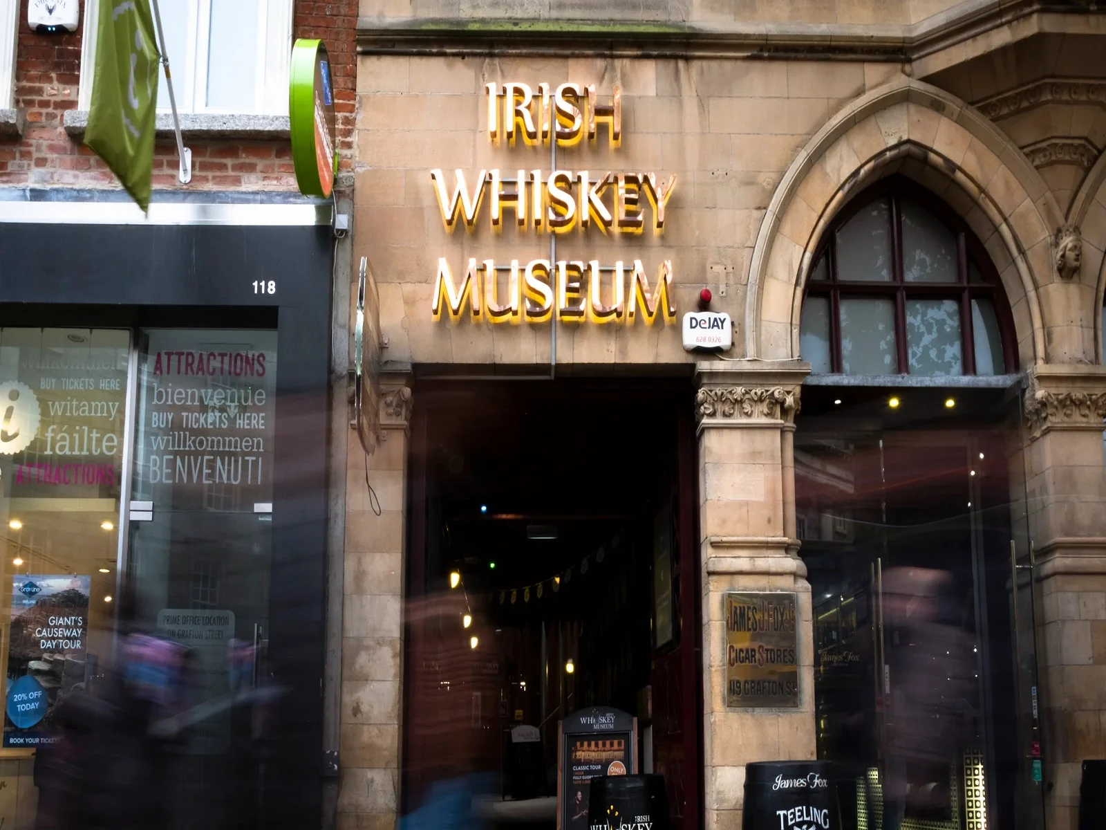 Irish Whiskey Museum Dublin entrance