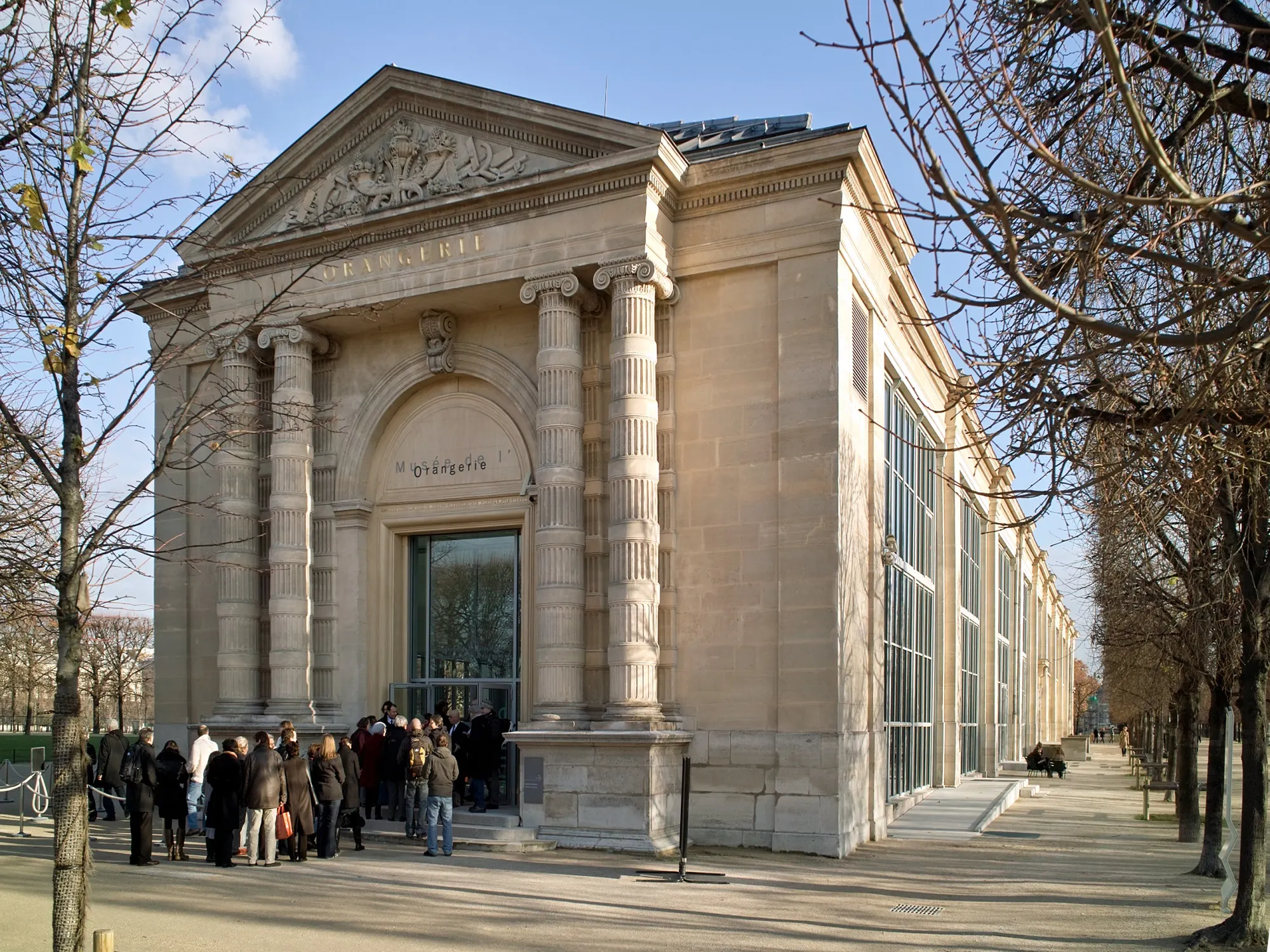 Orangerie Museum Paris exterior Tuileries Garden
