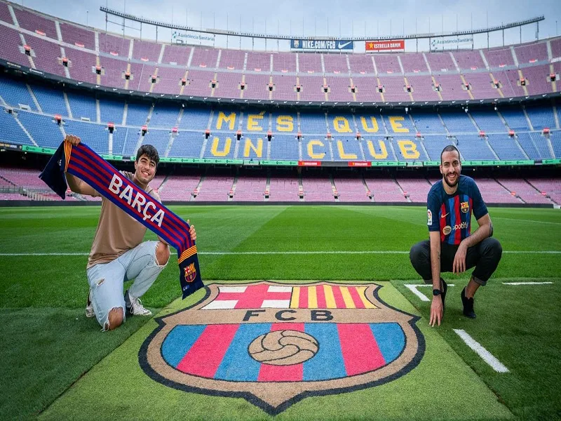 Camp Nou stadium exterior Barcelona