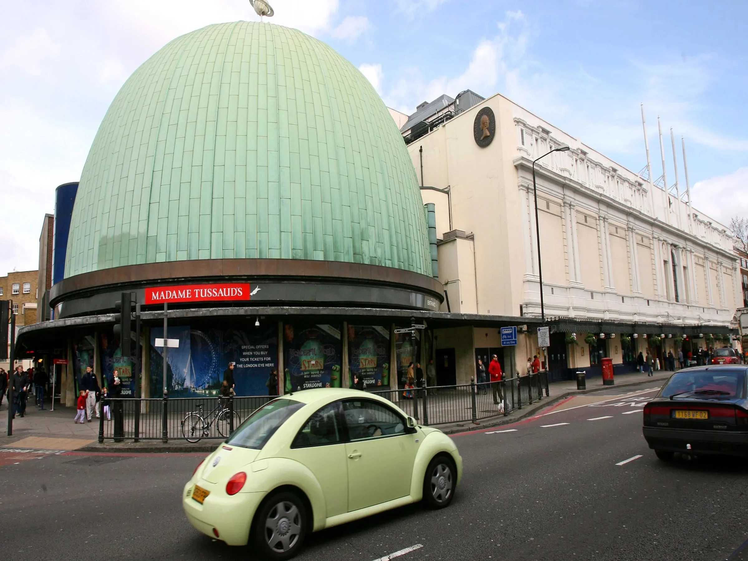 Madame Tussauds New York wax museum entrance in Times Square