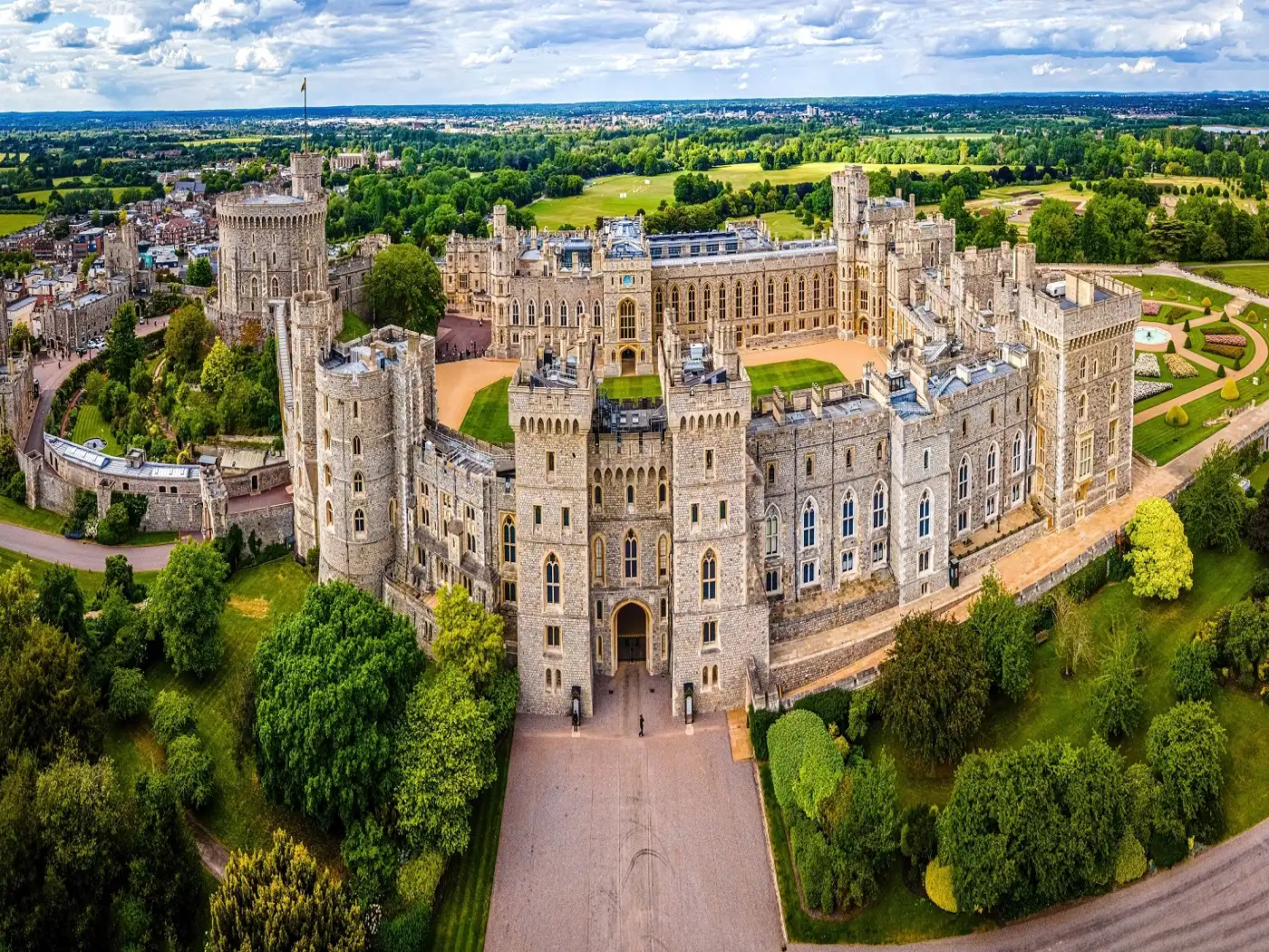 Windsor Castle historic royal residence exterior
